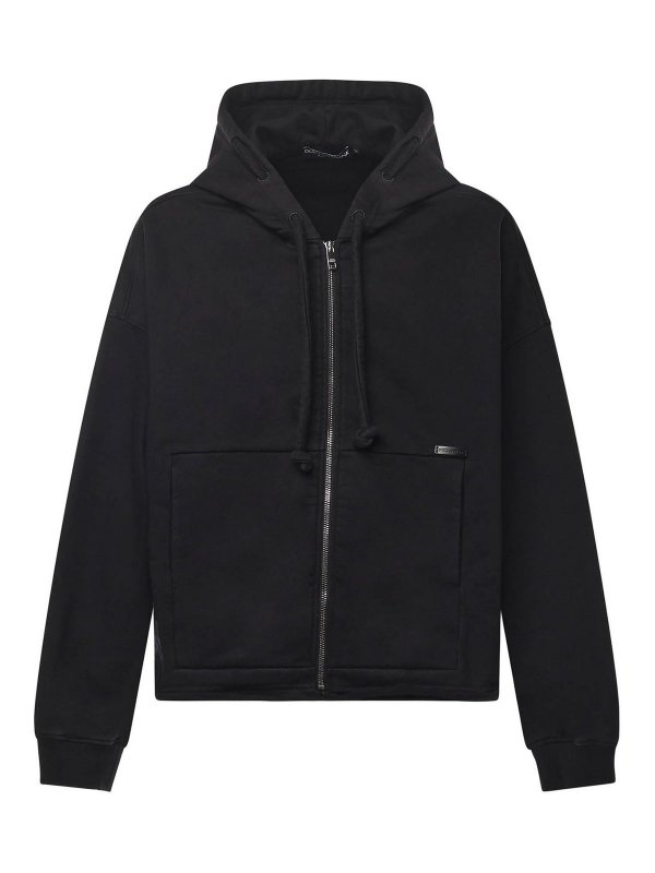 DOLCE & GABBANA: スウェット＆セーター - スウェットシャツ/セーター - 黒