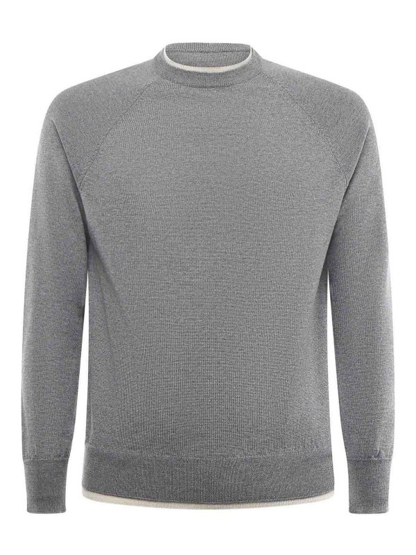 ELEVENTY: クルーネック - クルーネック - ベージュ