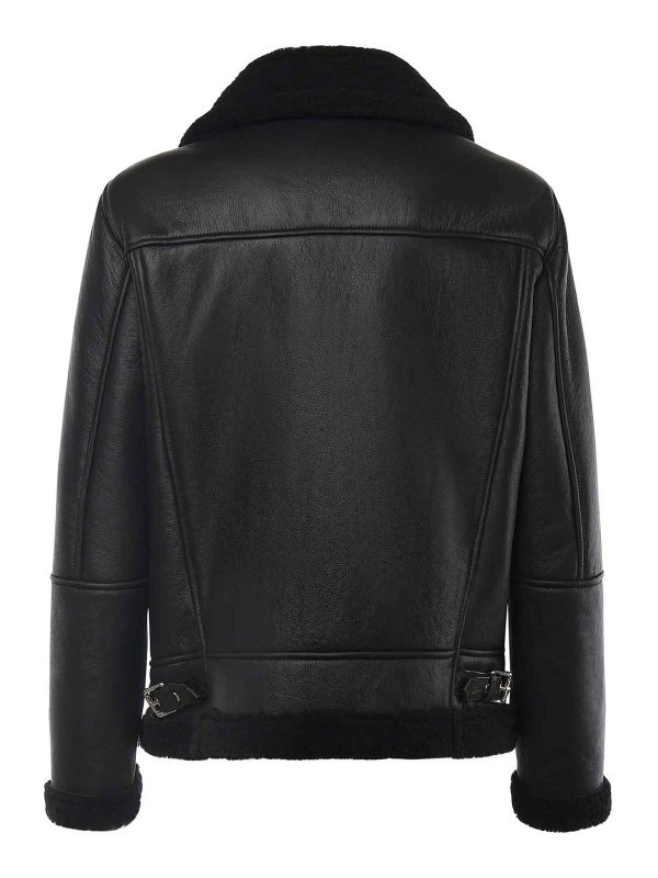 Lederjacke - Schwarz shop online: GIULIANO GALIANO