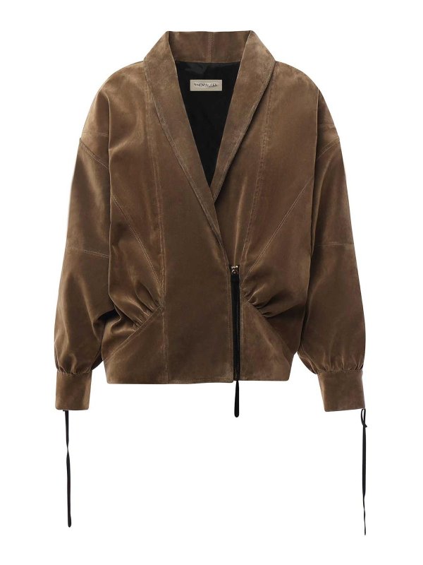 NINEMINUTES: レザージャケット - レザージャケット - キャメル