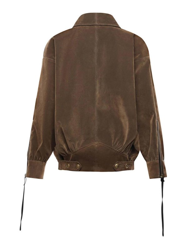 The Best Shops NINEMINUTES: レザージャケット - レザージャケット - キャメル