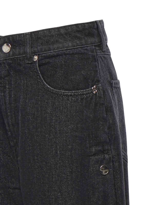SPORTMAX: Jeans Rectos online - Vaqueros Rectos - Negro