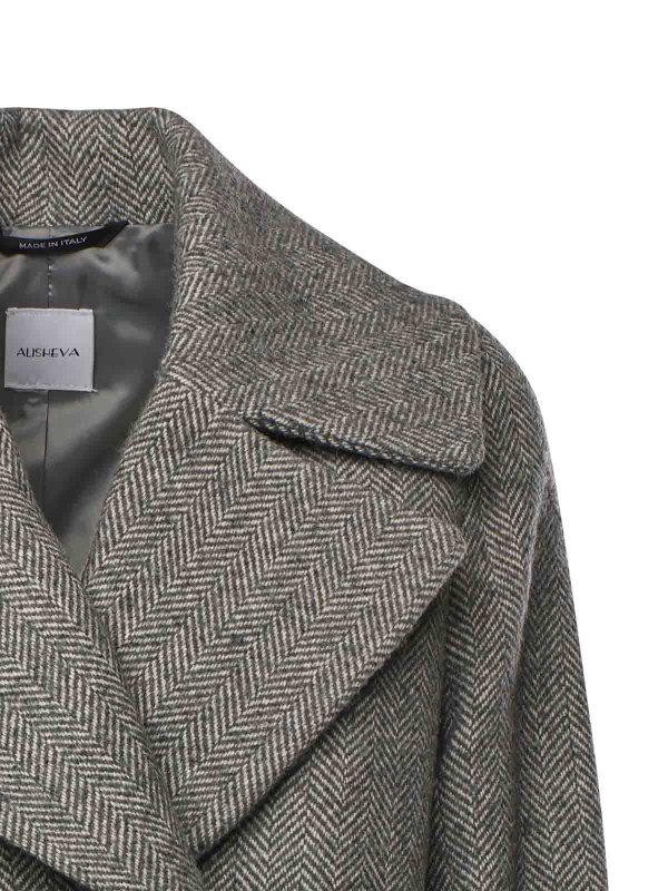 ALISHEVA: ニーレングスコート online - 膝丈コート - グレー