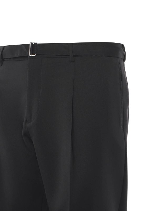 BEABLE: casual trousers online - Andy Wool Blend Trousers