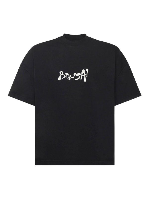 BONSAI: t-shirts - Cotton T-Shirt With Logo