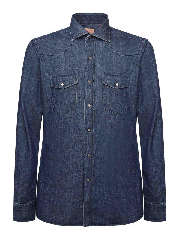 BORRIELLO NAPOLI: Hemden - Hemd - Blau