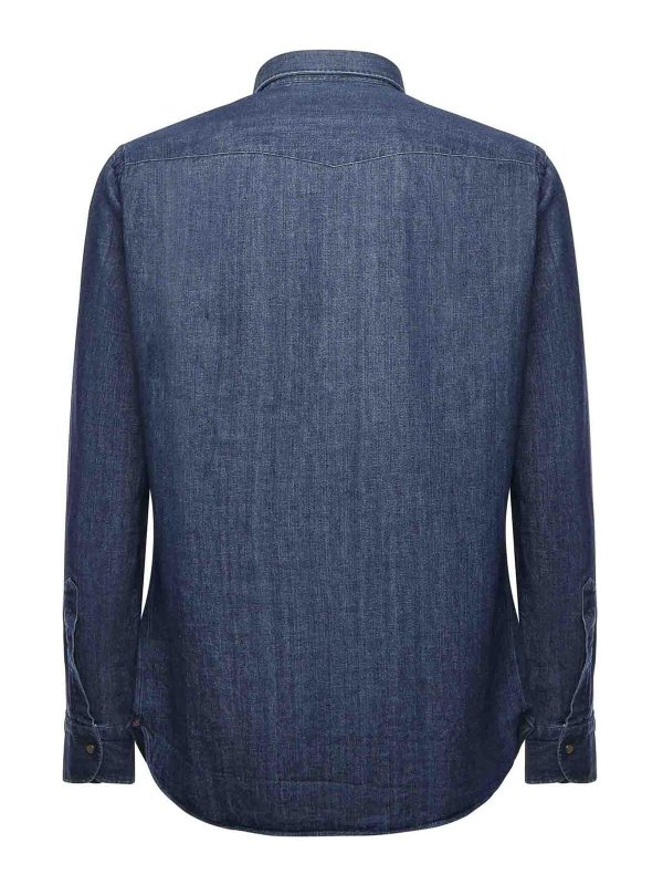 The Best Shops BORRIELLO NAPOLI: Hemden - Hemd - Blau