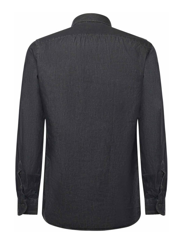 The Best Shops BORRIELLO NAPOLI: Hemden - Hemd - Grau