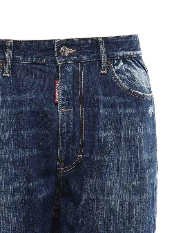DSQUARED2: Jeans Rectos online - Vaqueros Rectos - Azul