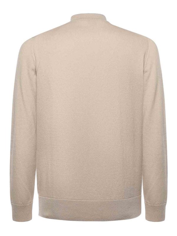 The Best Shops ELEVENTY: Strickpullover mit Rundhalsausschnitt - Rundhalspullover - Grau