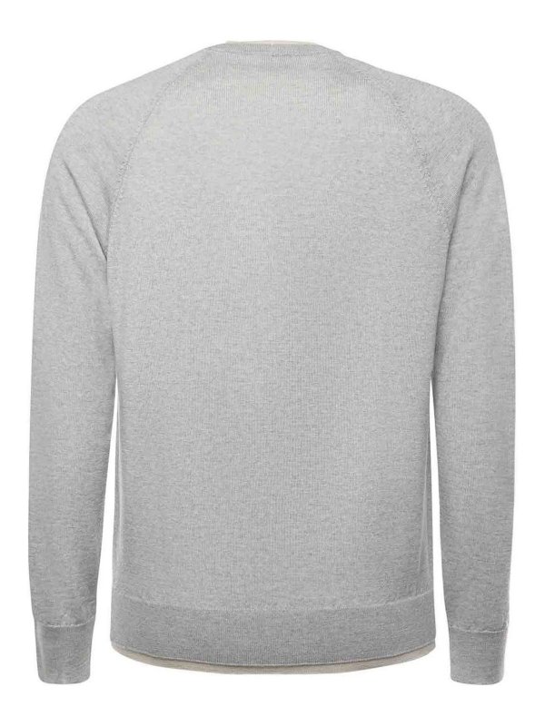 The Best Shops ELEVENTY: Pull col rond - Pull Col Rond - Gris