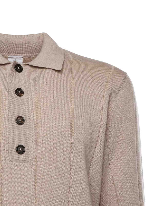 ELEVENTY: polo shirts online - Cotton And Cashmere Polo Shirt