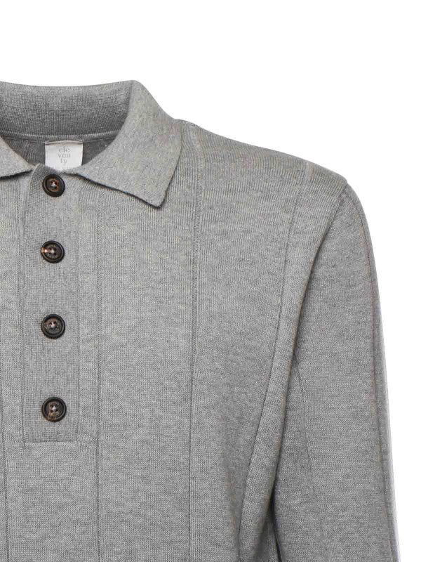 ELEVENTY: polo online - Polo In Cotone E Cashmere