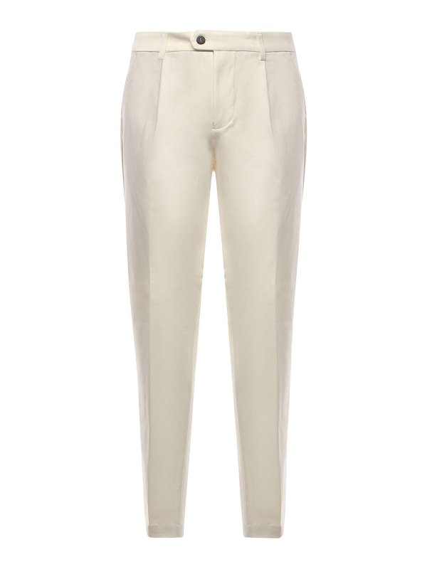 ELEVENTY: カジュアルトラウザー - カジュアルパンツ - 白