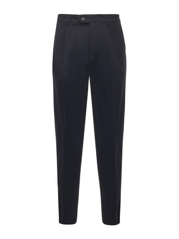 ELEVENTY: カジュアルトラウザー - カジュアルパンツ - ブルー