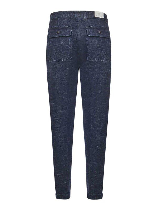 The Best Shops ELEVENTY: カジュアルトラウザー - カジュアルパンツ - ブルー