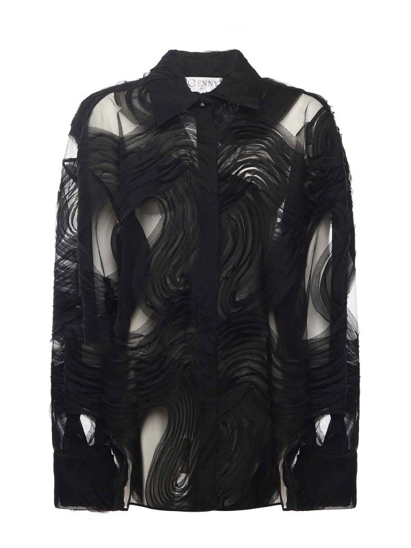 GENNY: シャツ - シャツ - 黒