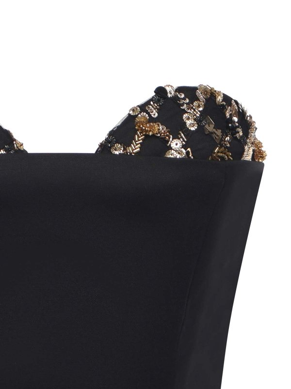 GENNY: ニーレングスドレス online - 膝丈ドレス - 黒