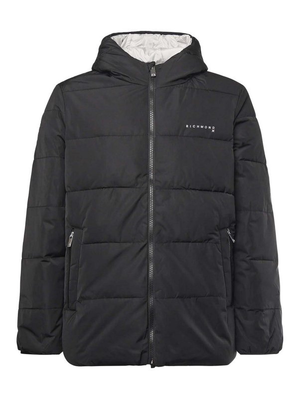 RICHMOND X: ダウン・ハイテクジャケット - ダウンジャケット - 黒