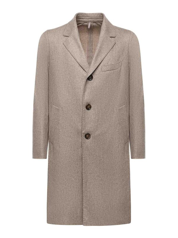 SANTANIELLO: ニーレングスコート - 膝丈コート - ベージュ