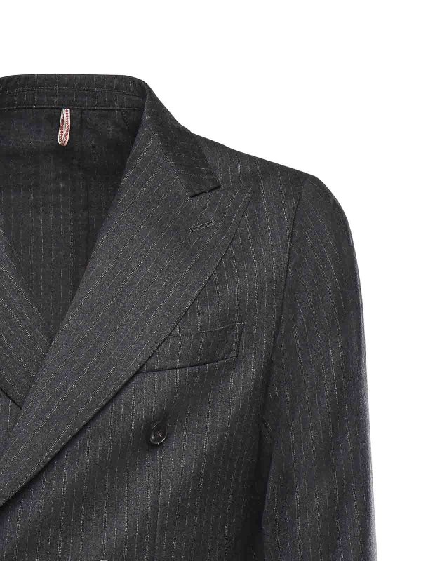 SANTANIELLO: Vestes de costume online - Blazer - Gris