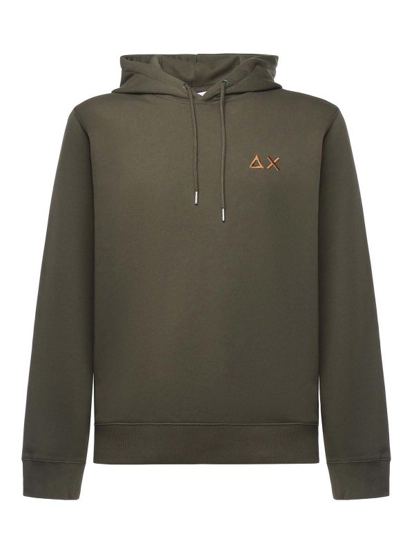 SUN 68: Sudaderas y suéteres - Sudadera - Verde Oscuro