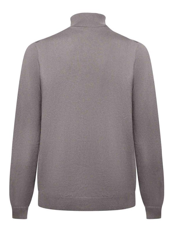 The Best Shops SUN 68: Col roulé & Col polo - Pull Col Roulé - Gris