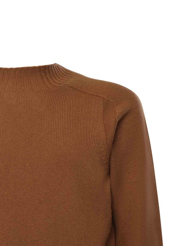 GIULIANO GALIANO: クルーネック online - クルーネック - ブラウン