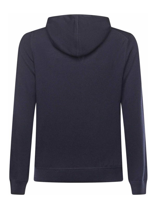 The Best Shops GIULIANO GALIANO: Sweatshirts & Sweaters - Virgin Wool Hoodie