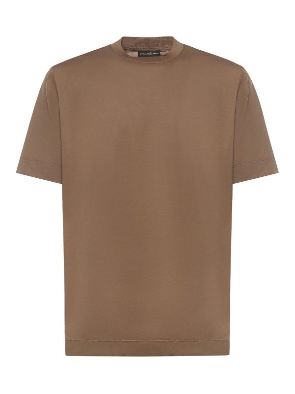 GIULIANO GALIANO: Tシャツ - Tシャツ - グレイッシュブラウン