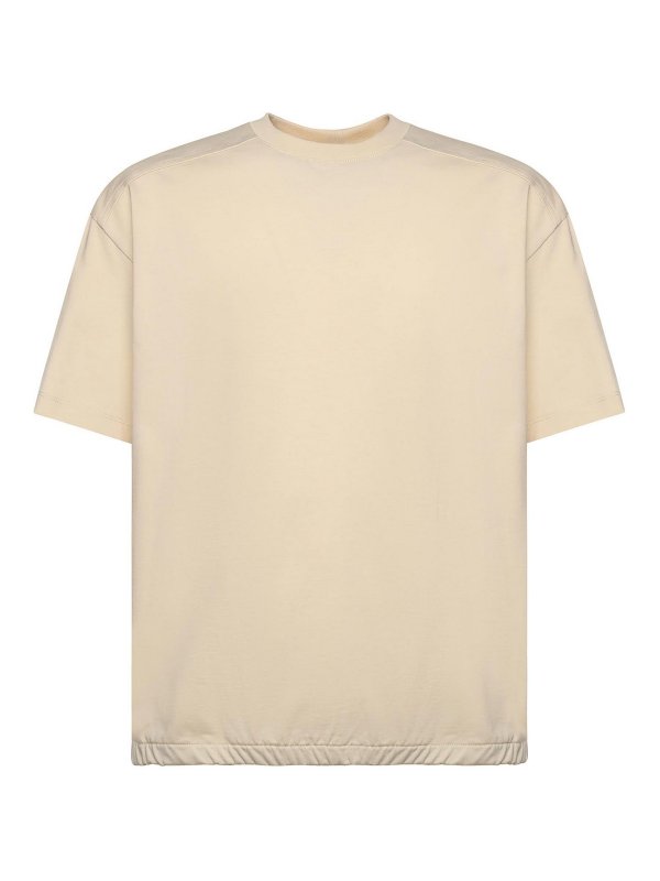 GIULIANO GALIANO: T-shirts - T-Shirt - Beige