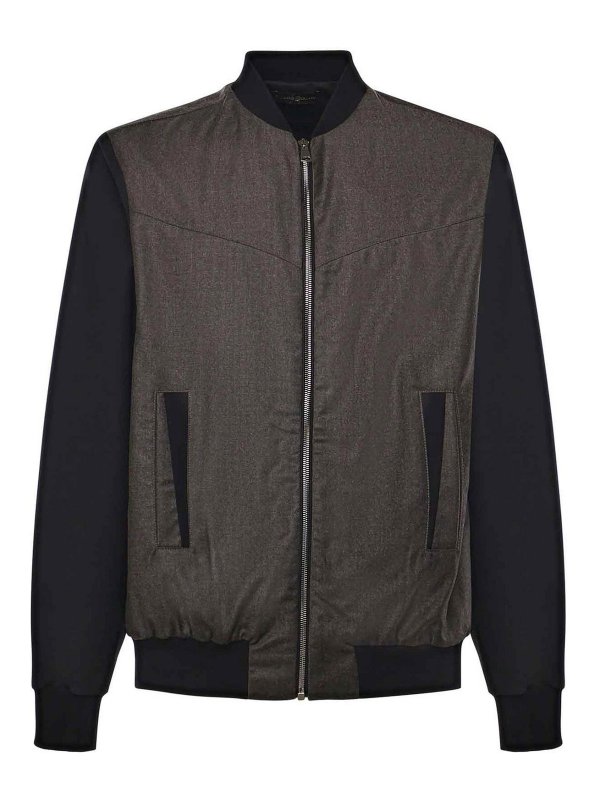 GIULIANO GALIANO: ボンバージャケット - ボンバージャケット - ブラウン