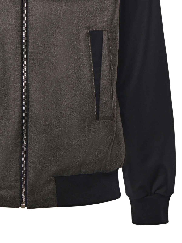 The Best Shops GIULIANO GALIANO: ボンバージャケット - ボンバージャケット - ブラウン