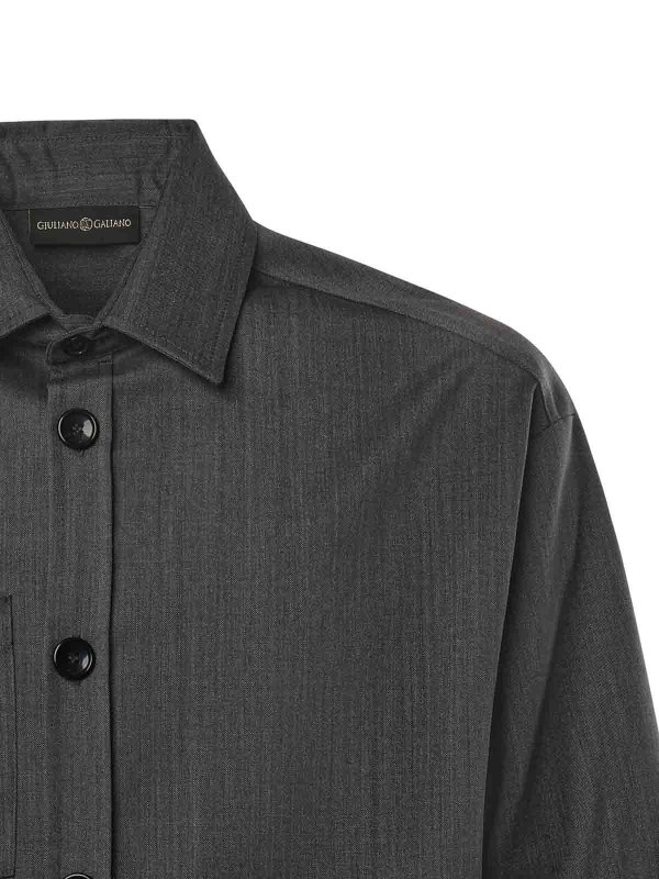 GIULIANO GALIANO: camicie online - Camicia in lana Tobhias