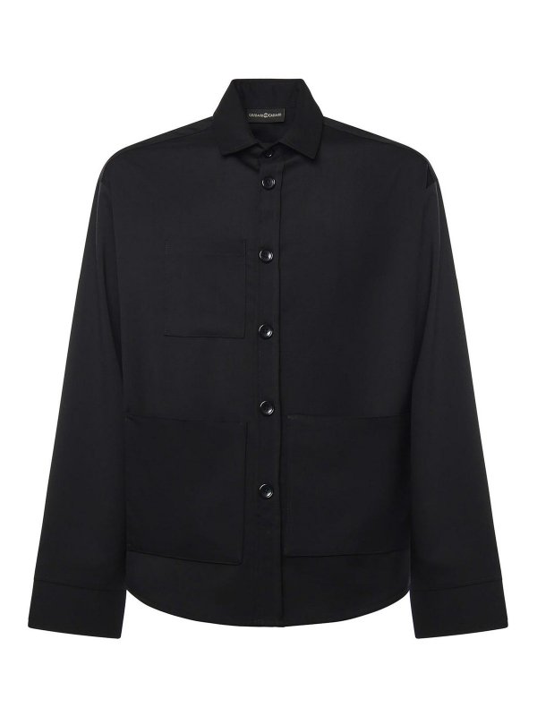GIULIANO GALIANO: shirts - Tobhias Wool Shirt