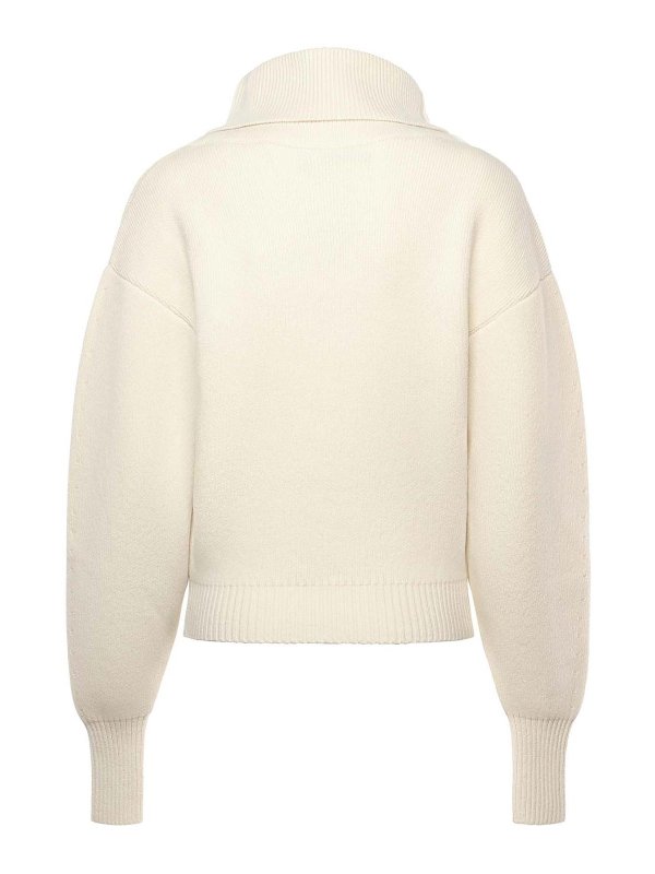 The Best Shops JACQUEMUS: Suéteres con cuello pico - Suéter Cuello Redondo - Blanco