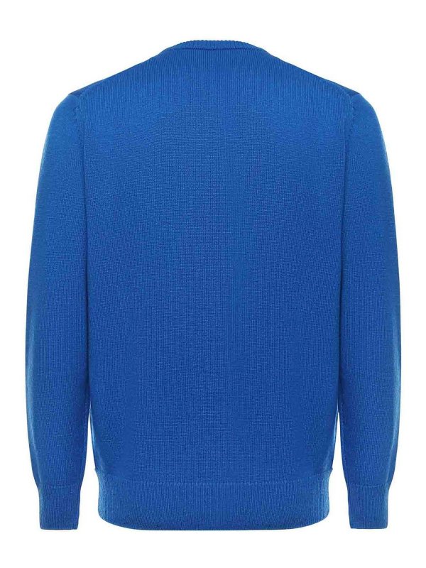 The Best Shops MC2 SAINT BARTH: クルーネック - クルーネック - ブルー