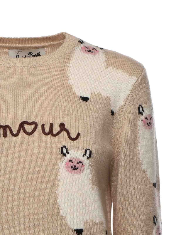 MC2 SAINT BARTH: クルーネック online - クルーネック - ベージュ