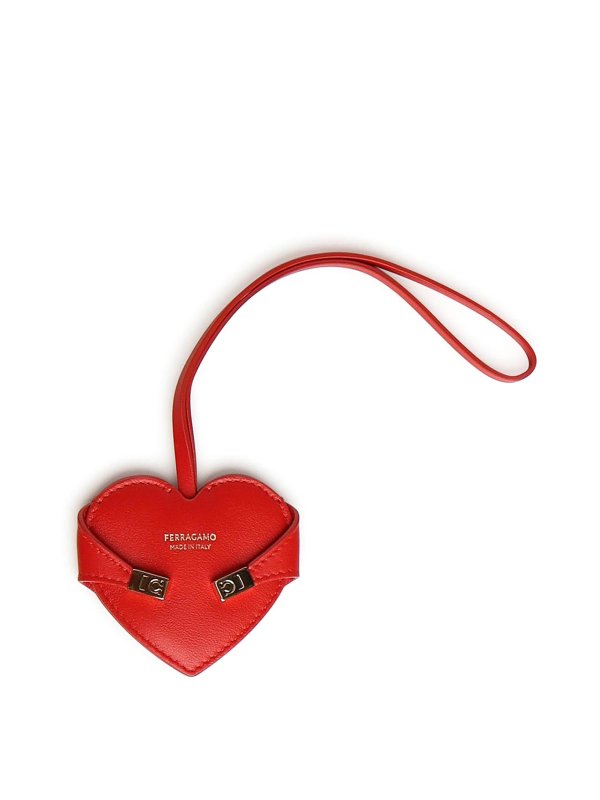 SALVATORE FERRAGAMO: portachiavi - Ciondolo Abbraccio Con Specchio