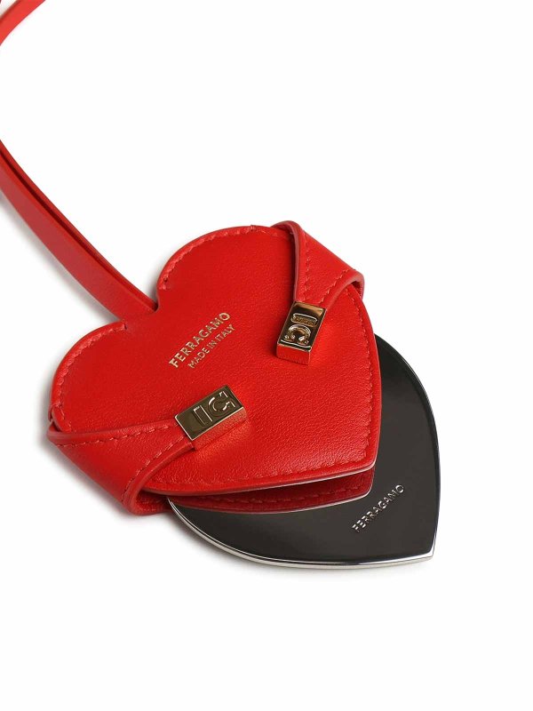 The Best Shops SALVATORE FERRAGAMO: portachiavi - Ciondolo Abbraccio Con Specchio