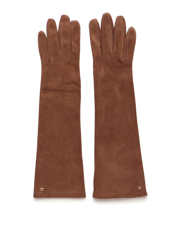 Max Mara: 手袋 - 手袋 - ブラウン