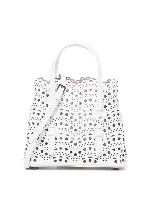 Alaïa: cross body bags - Mina 20 Calfskin Bag