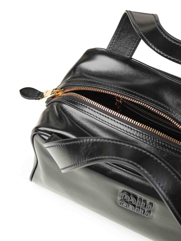 Leather Satchel Bag shop online: MIU MIU