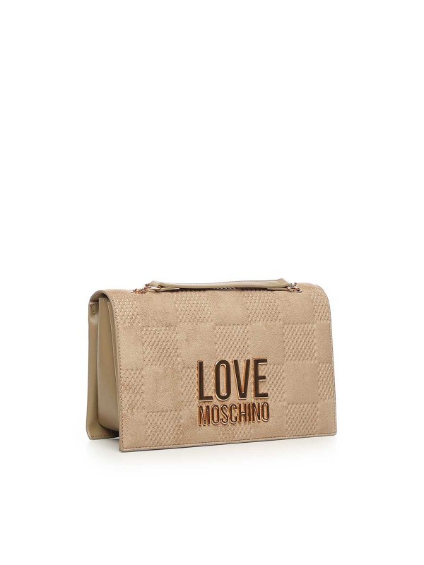 LOVE MOSCHINO: Bolsos de hombro online - Bolsa De Hombro - Beis