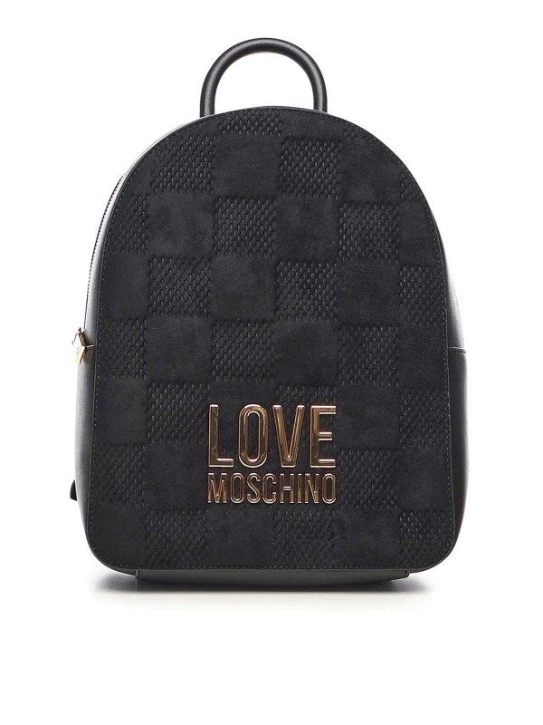 LOVE MOSCHINO: backpacks - Lettering Logo Backpack
