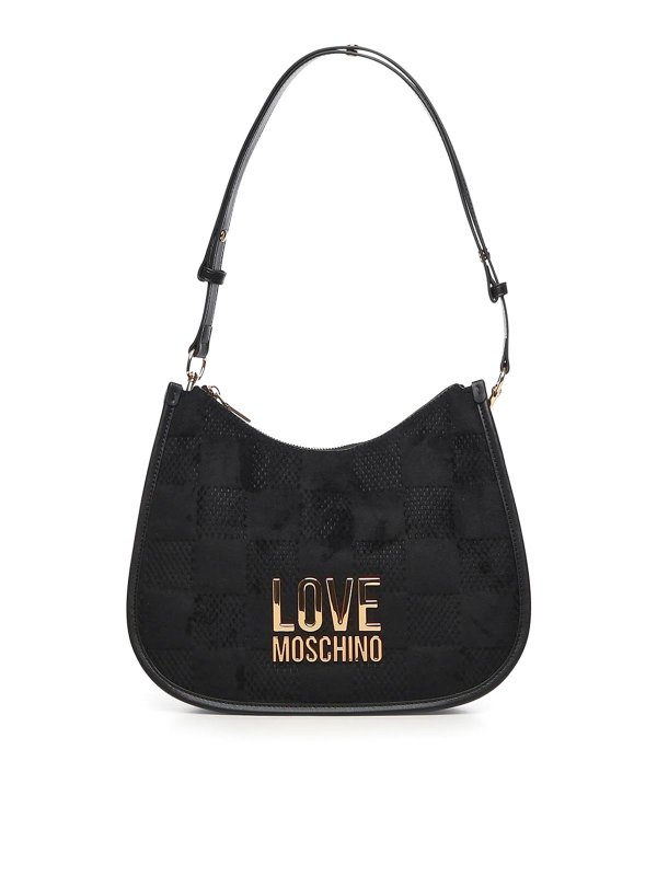 LOVE MOSCHINO: Schultertaschen - Schultertasche - Schwarz