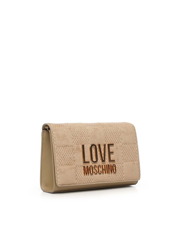 LOVE MOSCHINO: Bolsos de hombro online - Bolsa De Hombro - Beis