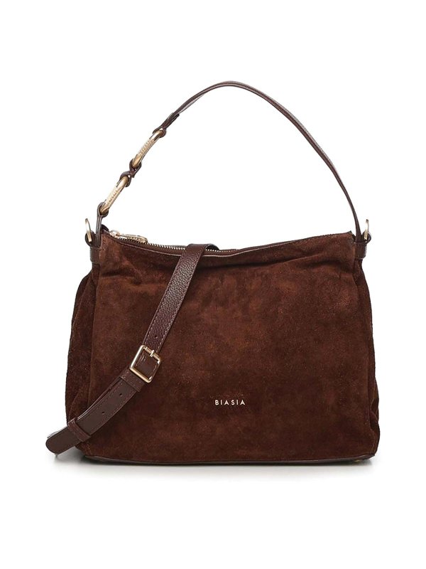 BIASIA: ショルダーバッグ - ショルダーバッグ - ダークブラウン