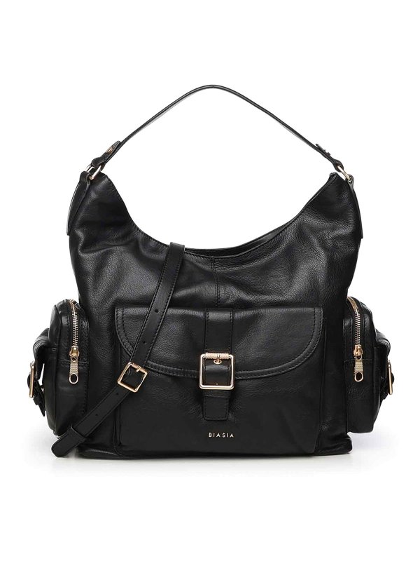 BIASIA: Schultertaschen - Schultertasche - Schwarz