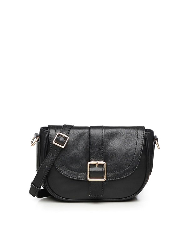 BIASIA: cross body bags - Leather Mini Crossbody Bag